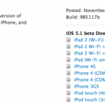 iOS 5.1 Beta iOS 5.1 Beta